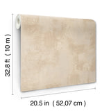 Italian Plaster Sand by York Wallcoverings Textured Vinyl Wallpaper – York Wallcoverings SI18560