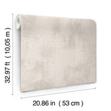 Italian Plaster Pearl by York Wallcoverings Unpasted Vinyl Non Woven Scrubbable Strippable Wallpaper Signature Textures 3 - SI18561