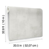 Italian Plaster Fog by York Wallcoverings Textured Vinyl Wallpaper – York Wallcoverings SI18563