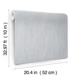 Piedmont Bamboo Grey Wallpaper with Modern Raised Prints Texture - York SI20710