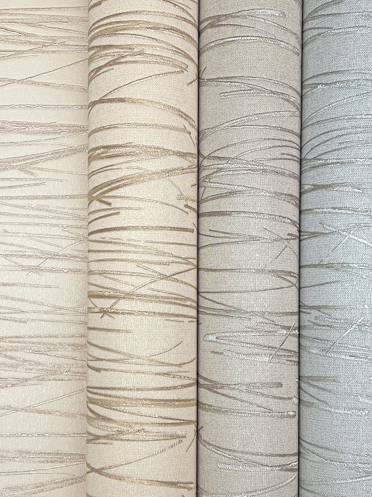 Piedmont Bamboo Ivory Wallpaper with Raised Modern Bamboo Motif - York SI20711