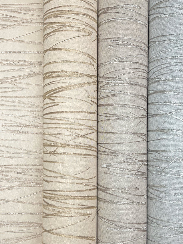 Piedmont Bamboo Ivory Wallpaper with Raised Modern Bamboo Motif - York SI20711