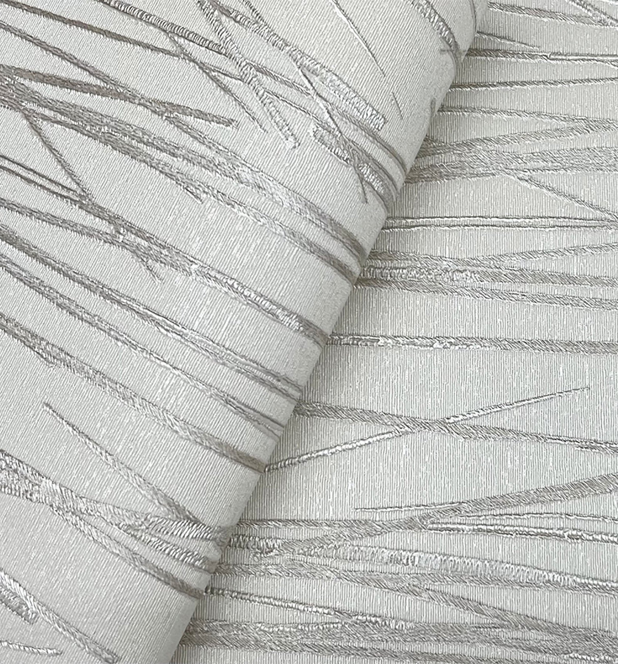 Piedmont Bamboo Taupe Wallpaper with Raised Prints Modern Style - York SI20712