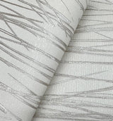 Piedmont Bamboo Taupe Wallpaper with Raised Prints Modern Style - York SI20712