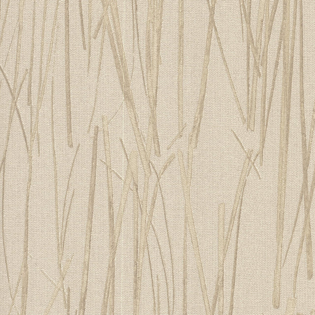 Piedmont Bamboo Linen Wallpaper in Linen with Raised Prints Modern Style - York SI20713