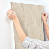 Piedmont Bamboo Linen Wallpaper in Linen with Raised Prints Modern Style - York SI20713