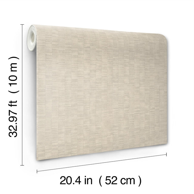 Capri Beige Textured Vinyl Wallpaper - York SI20754