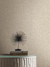Capri Beige Textured Vinyl Wallpaper - York SI20754
