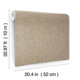 Capri Caramel Textures Transitional Vinyl Wallpaper - York SI20758
