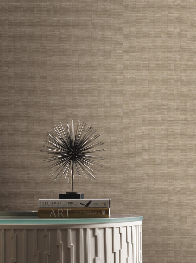 Capri Caramel Textures Transitional Vinyl Wallpaper - York SI20758