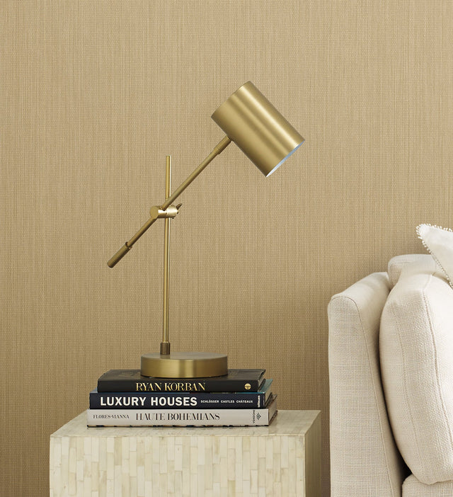 Nuvola Weave Straw Textured Vinyl Wallpaper - York SI20770