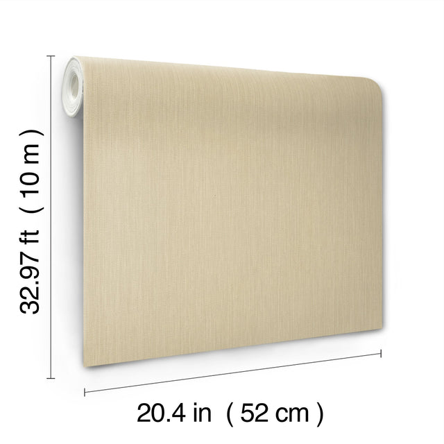 Nuvola Weave Yellow Birch Textured Vinyl Wallpaper - York SI20771