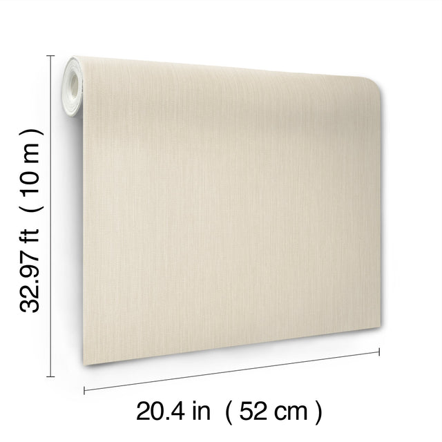 Nuvola Weave Champagne Textured Wallpaper - York SI20776