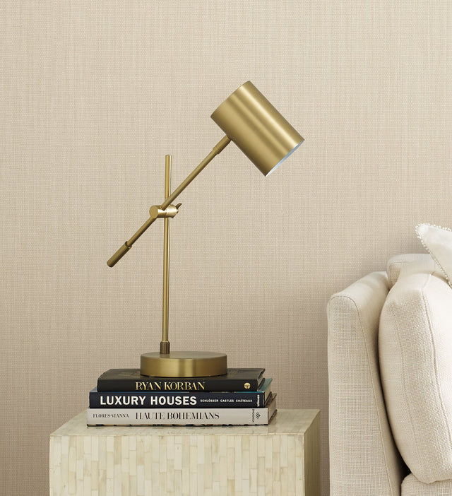 Nuvola Weave Champagne Textured Wallpaper - York SI20776