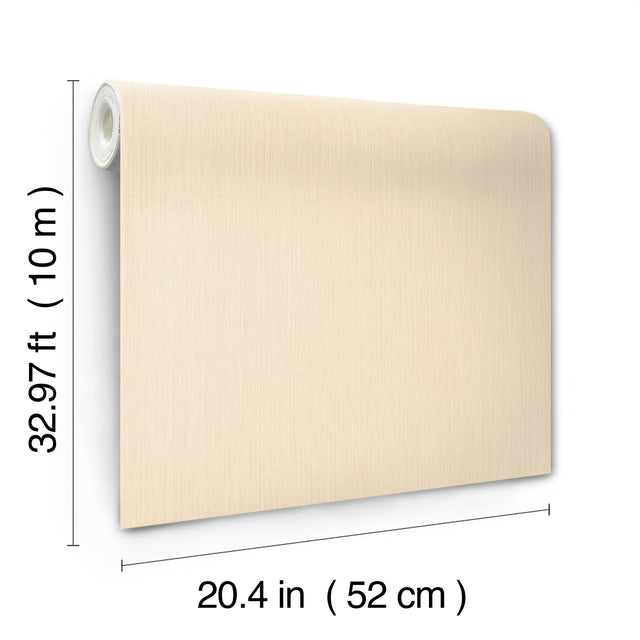 Nuvola Weave Ivory Textured Vinyl Wallpaper - York SI20782