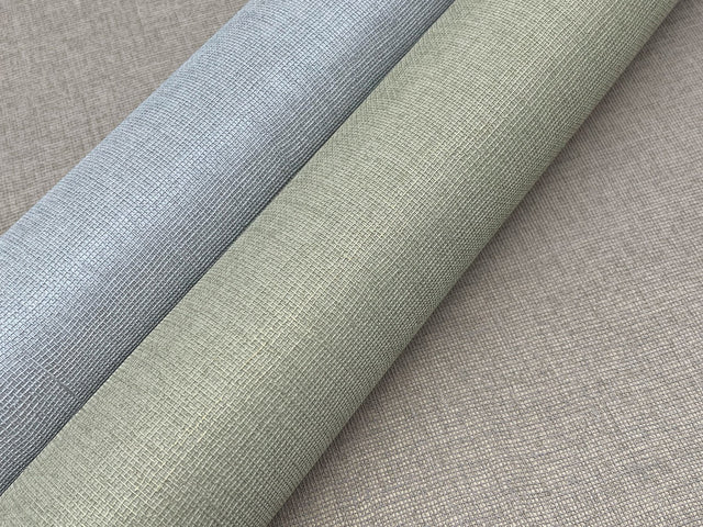 Su Tela Taupe Textured Wallpaper with Modern Woven Fabric Look - York SI20869
