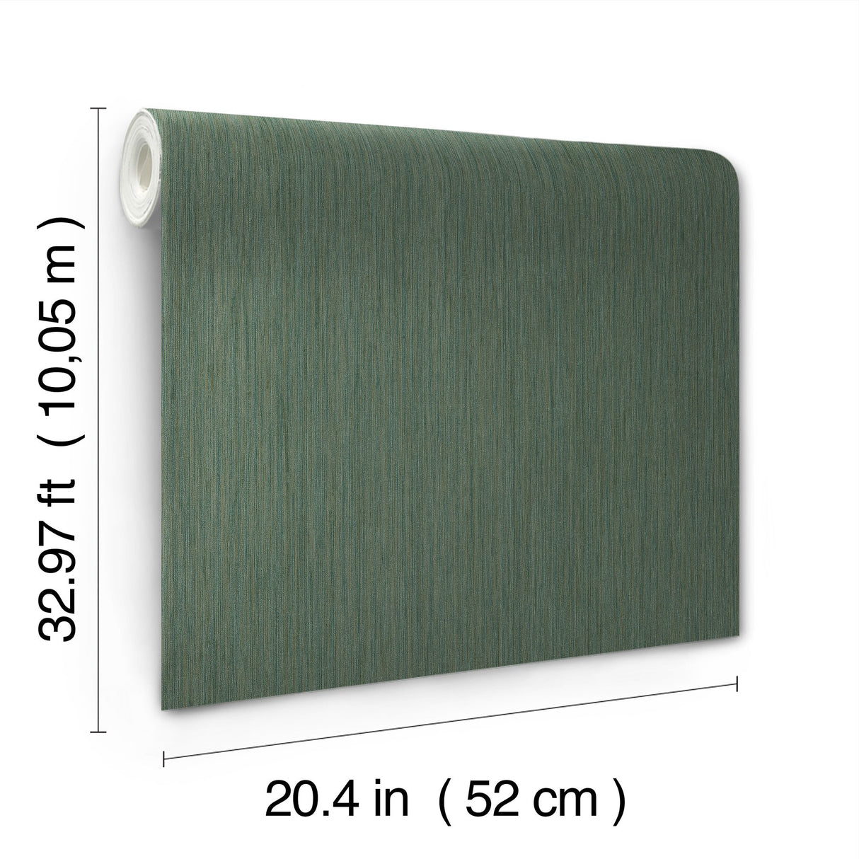 Soft Rain Teal Wallpaper with Textured Modern Striations - York SI24614