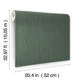 Soft Rain Teal Wallpaper with Textured Modern Striations - York SI24614