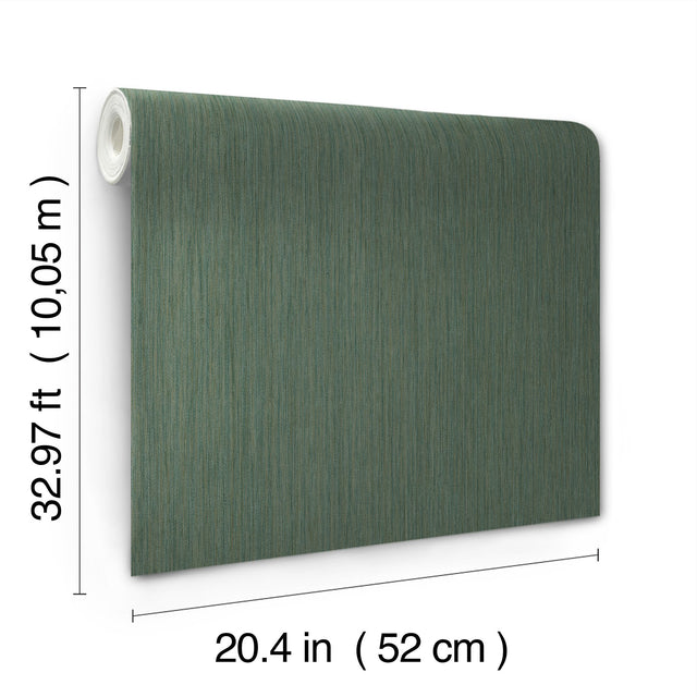 Soft Rain Teal Wallpaper with Textured Modern Striations - York SI24614