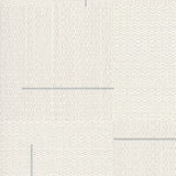 Geo Block Weave Ivory Wallpaper with Modern Geometric Pattern - York SI24906