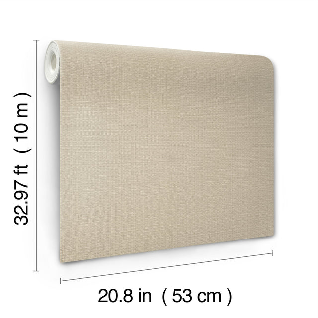 Bali Basketweave Beige Wallpaper with Modern Weave Texture - York SI24920