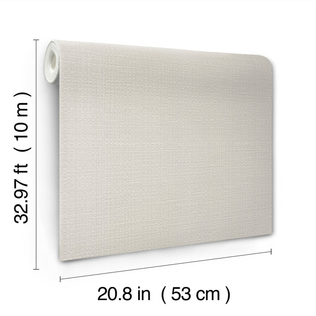 Bali Basketweave Warm Grey Wallpaper with Modern Woven Texture - York SI24923