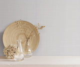 Bali Basketweave Warm Grey Wallpaper with Modern Woven Texture - York SI24923