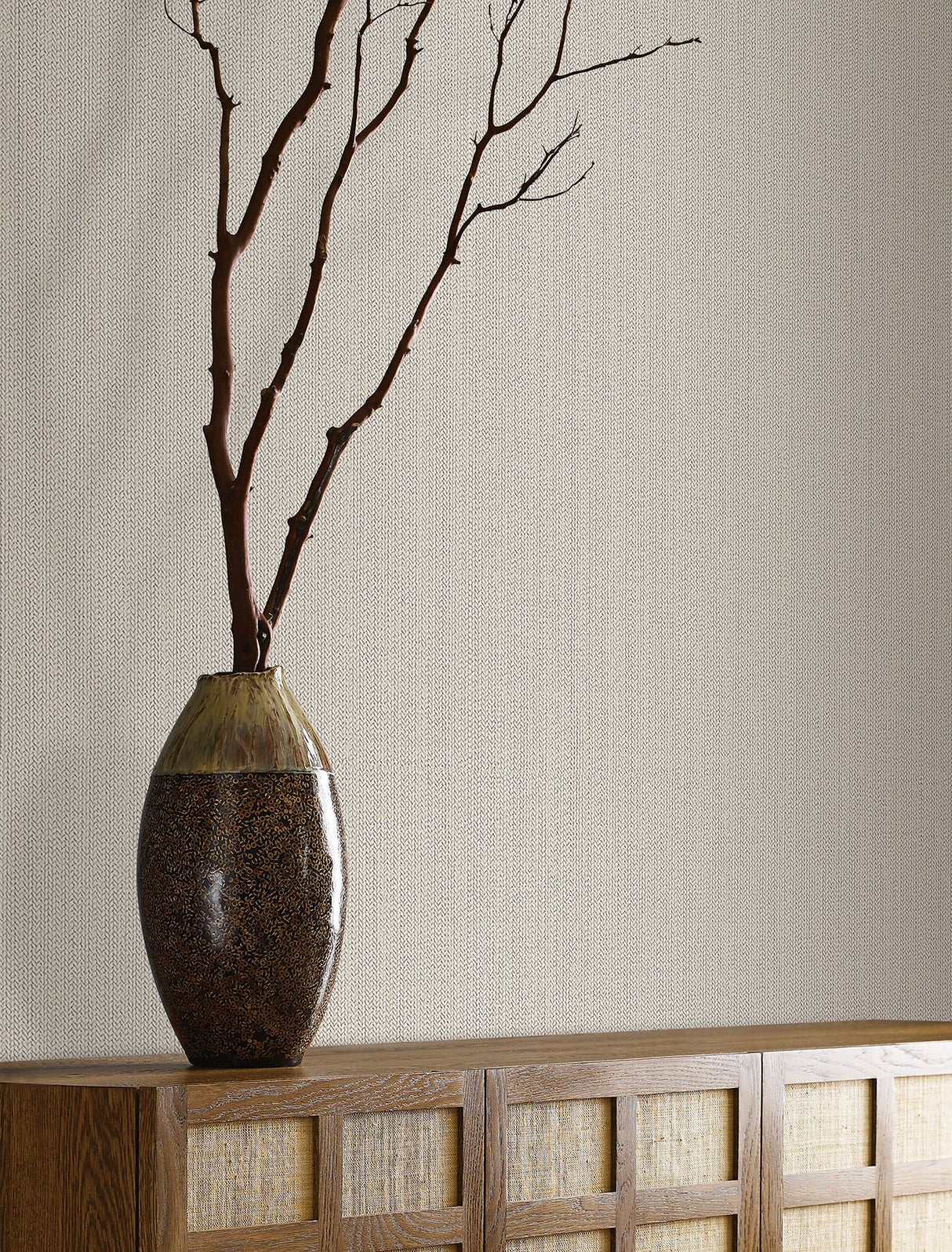 Dutch Braid Linen Textures Vinyl Wallpaper, Transitional Random Match - York SI24931