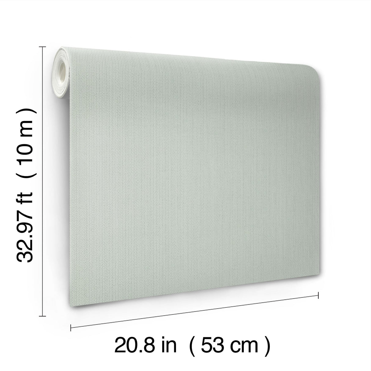 Dutch Braid Sage Wallpaper with Textured Braid Motif - York SI24932