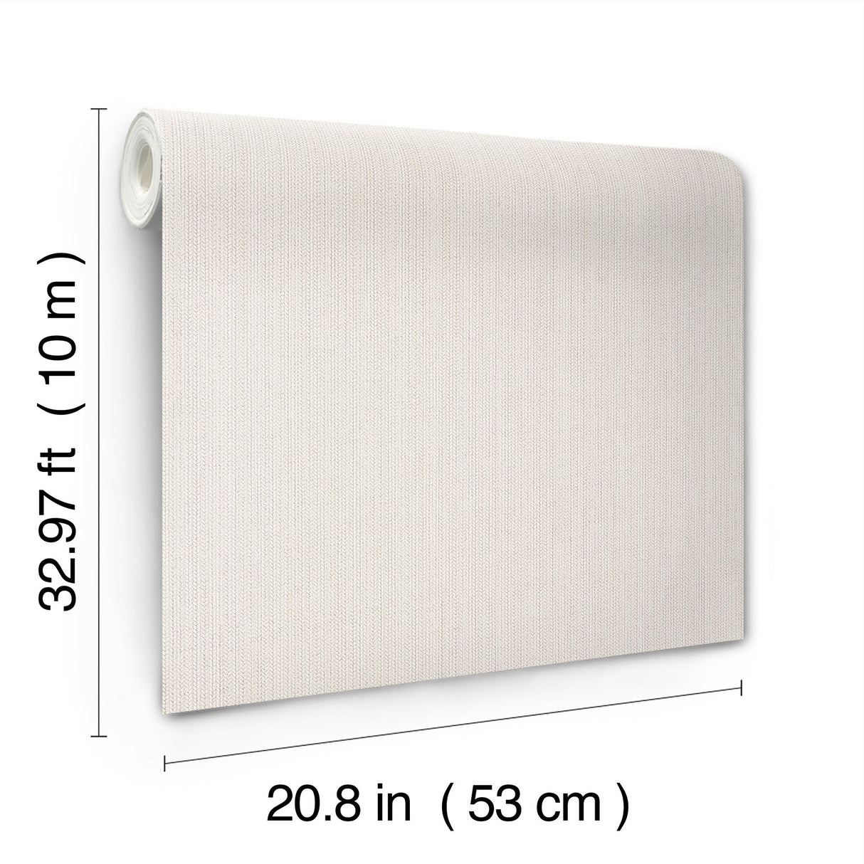 Dutch Braid Light Taupe Textured Vinyl Wallpaper - York SI24933