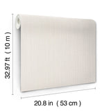 Dutch Braid Light Taupe Textured Vinyl Wallpaper - York SI24933