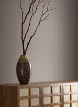 Dutch Braid Taupe Textured Vinyl Wallpaper - York SI24935
