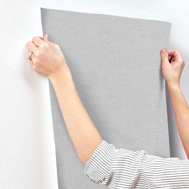 Su Tela Fog Textured Vinyl on Non Woven Wallpaper - York SI24953