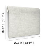 Scotland Tweed Ivory Wallpaper with Textured Tweed Pattern - York SI24970