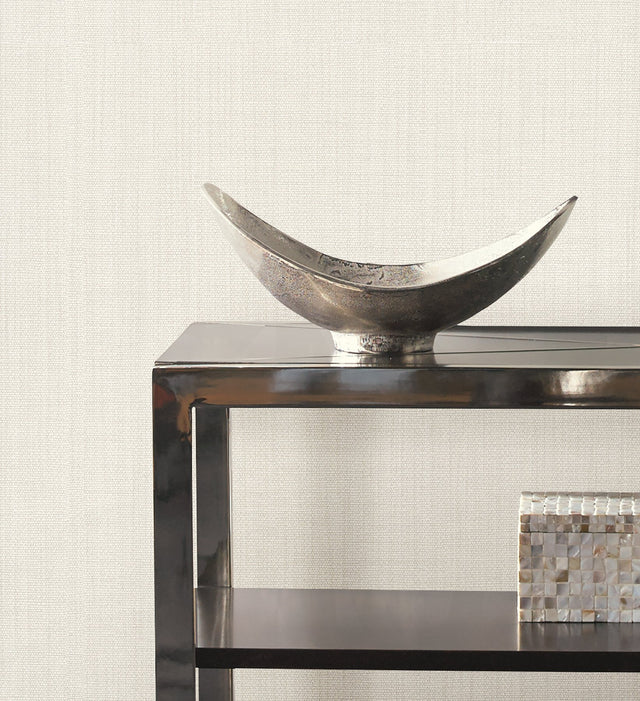 Sofia Weave Cream Textured Vinyl Wallpaper - York SI24980