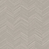 Raised Chevron Taupe Wallpaper with Modern Chevron & Houndstooth Pattern - York SI25362