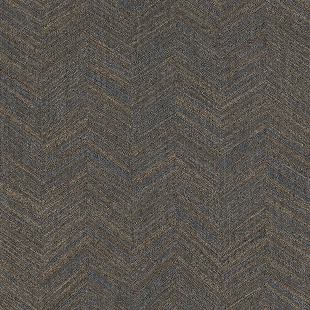 Raised Chevron Royal Blue Wallpaper with Modern Chevron Pattern - York SI25364