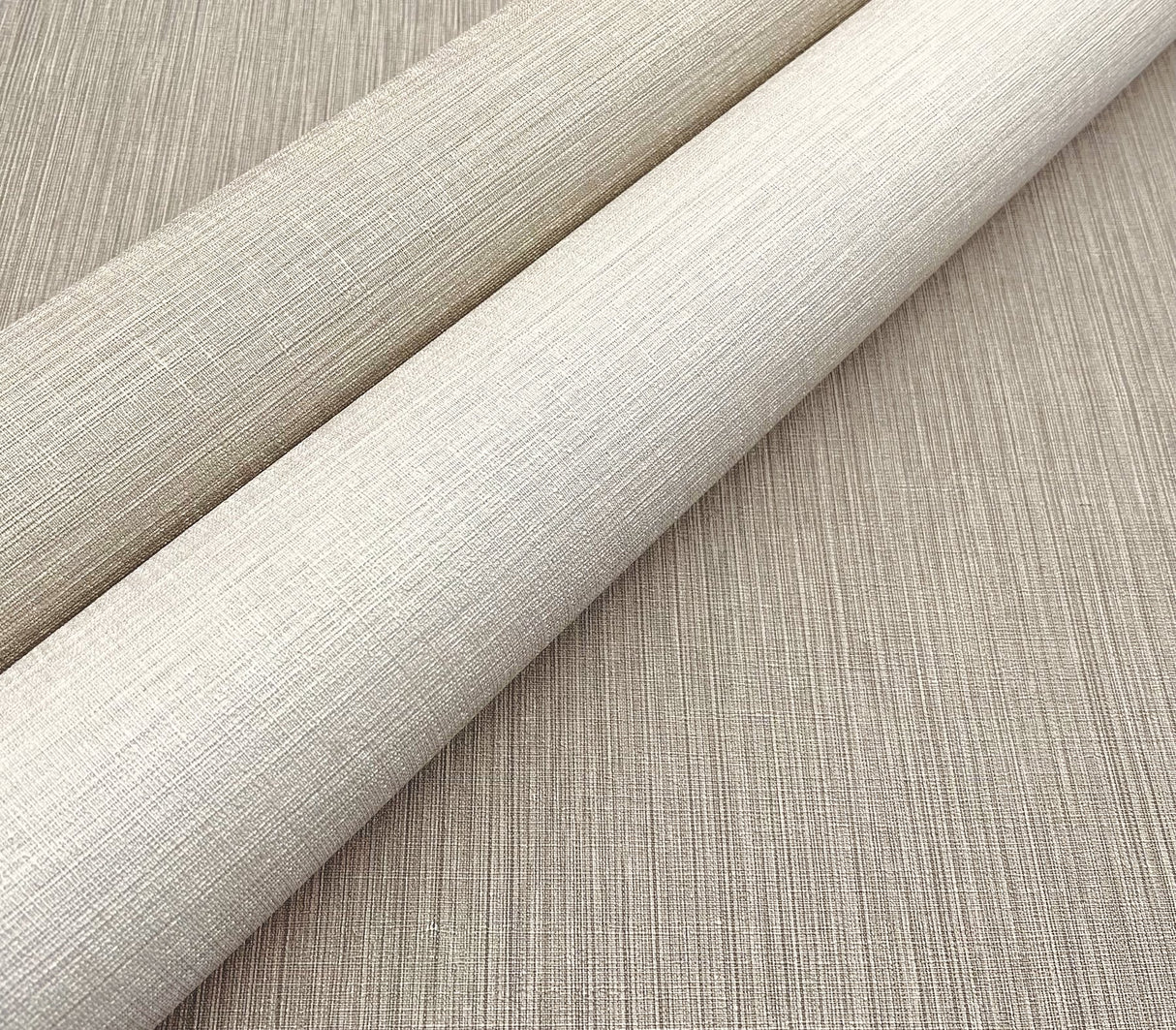 Paloma Texture Light Grey Wallpaper with Subtle Vertical Stria Texture - York SI25390