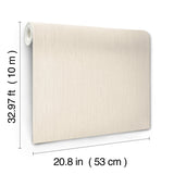 Paloma Texture Natural Vinyl Wallpaper with Textured Woven Look - York SI25391