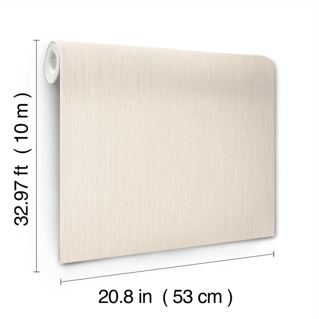 Paloma Texture Natural Vinyl Wallpaper with Textured Woven Look - York SI25391