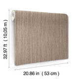 Wistman Stripe Canyon by York Wallcoverings Nature-Inspired Vertical Stripe Unpasted Vinyl Non Woven Wallpaper Signature Textures 3 - SI25710