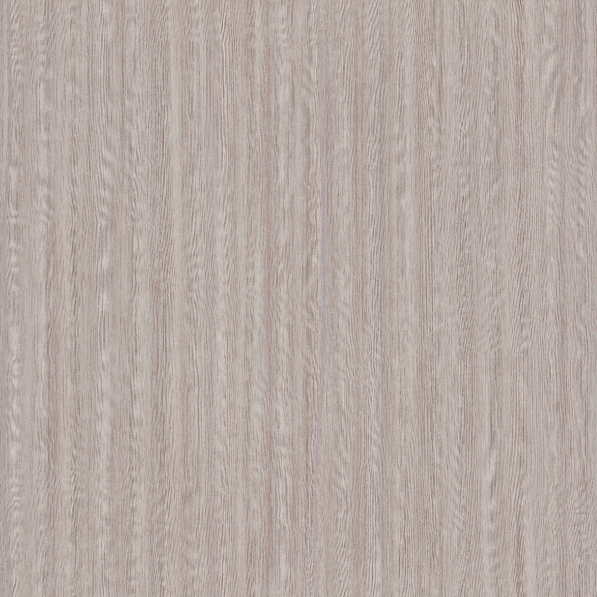 Wistman Stripe Smoke wallpaper roll showing dimensions 20.86 in x 32.97 ft and textured vertical wood-grain stripe.