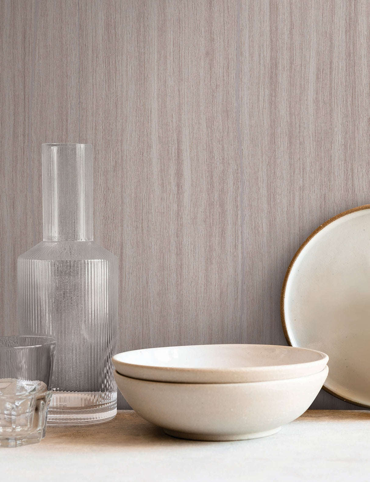 Wistman Stripe Smoke by York Wallcoverings Textured Stripe Wallpaper – York Wallcoverings SI25713