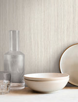 Wistman Stripe Cream by York Wallcoverings Vinyl on Non Woven Wallpaper – York Wallcoverings SI25714