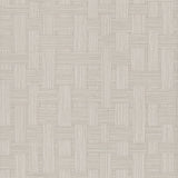 Basketry Dove Grey woven texture wallpaper by York Wallcoverings, pattern SI25723