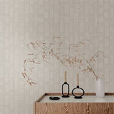 Basketry Dove Grey by York Wallcoverings Woven Texture Wallpaper – York Wallcoverings SI25723