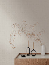 Basketry Warm Grey by York Wallcoverings Vinyl on Non Woven Wallpaper – York Wallcoverings SI25724