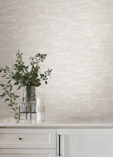 Weathered Stucco Pearl by York Wallcoverings Textured Vinyl Wallpaper – York Wallcoverings SI25755