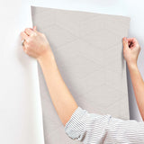 Huntsman Warm Grey by York Wallcoverings Geometric Vinyl Wallpaper – York Wallcoverings SI25831