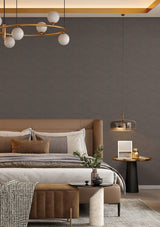 Huntsman Mushroom by York Wallcoverings Geometric Faux Grasscloth Wallpaper – York Wallcoverings SI25834